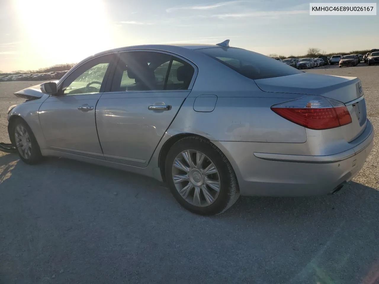 KMHGC46E89U026167 2009 Hyundai Genesis 3.8L