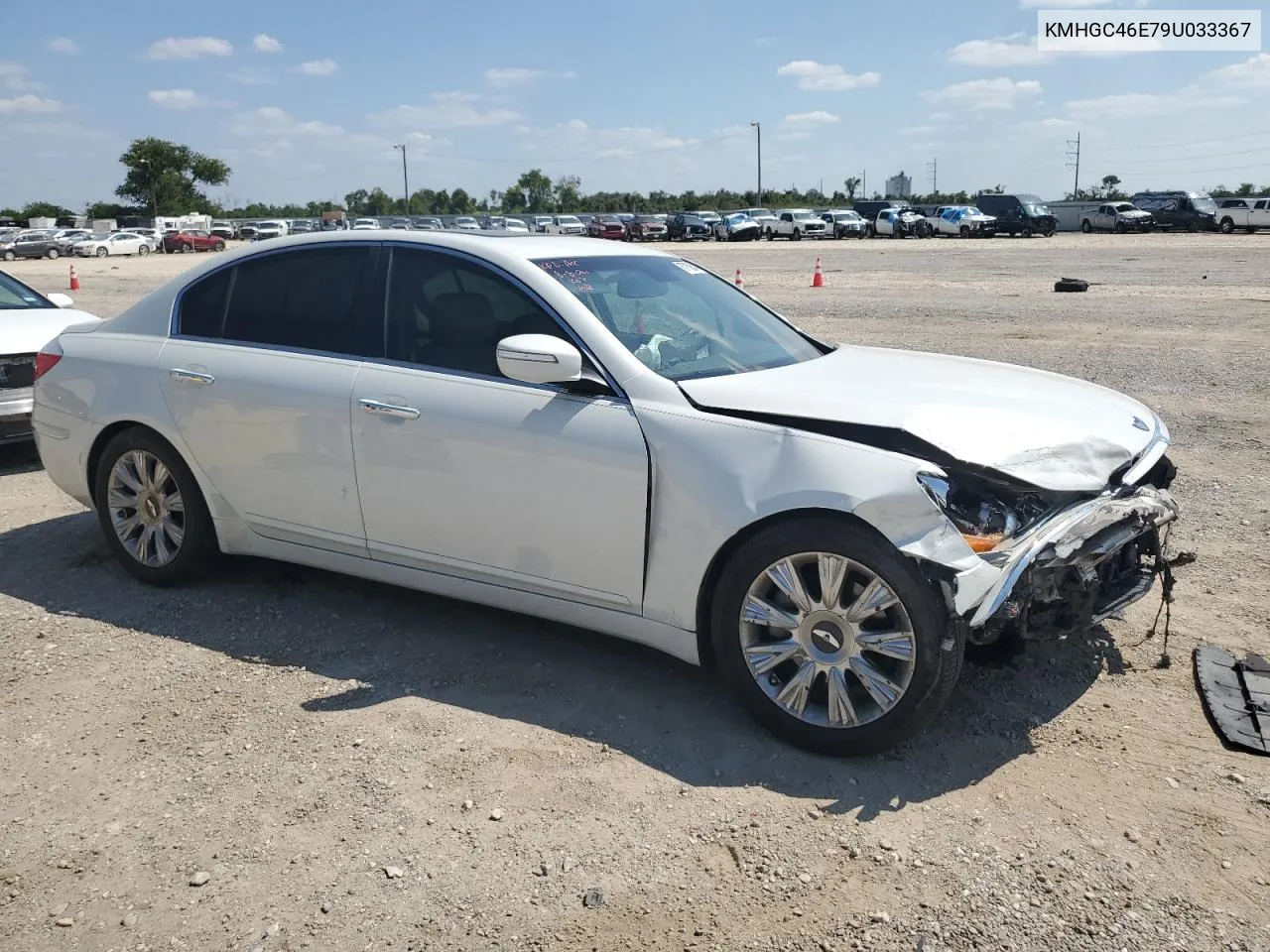 2009 Hyundai Genesis 3.8L VIN: KMHGC46E79U033367 Lot: 67152544