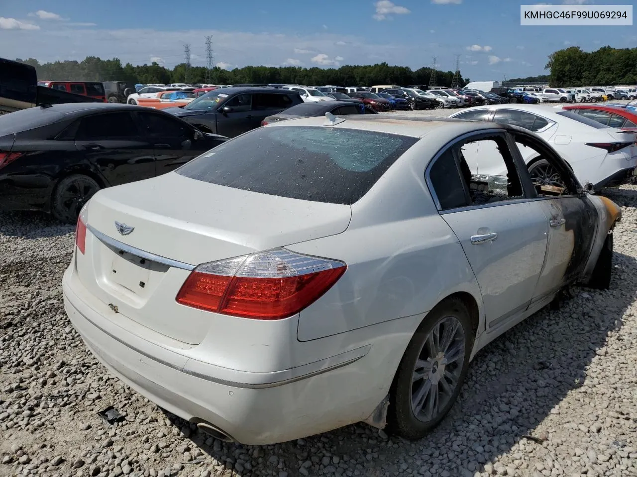 2009 Hyundai Genesis 4.6L VIN: KMHGC46F99U069294 Lot: 67180124