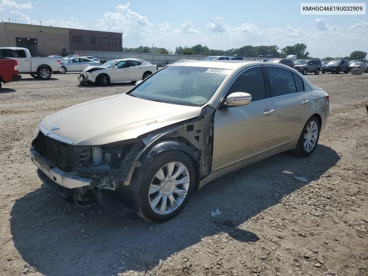 KMHGC46E19U032909 2009 Hyundai Genesis 3.8L