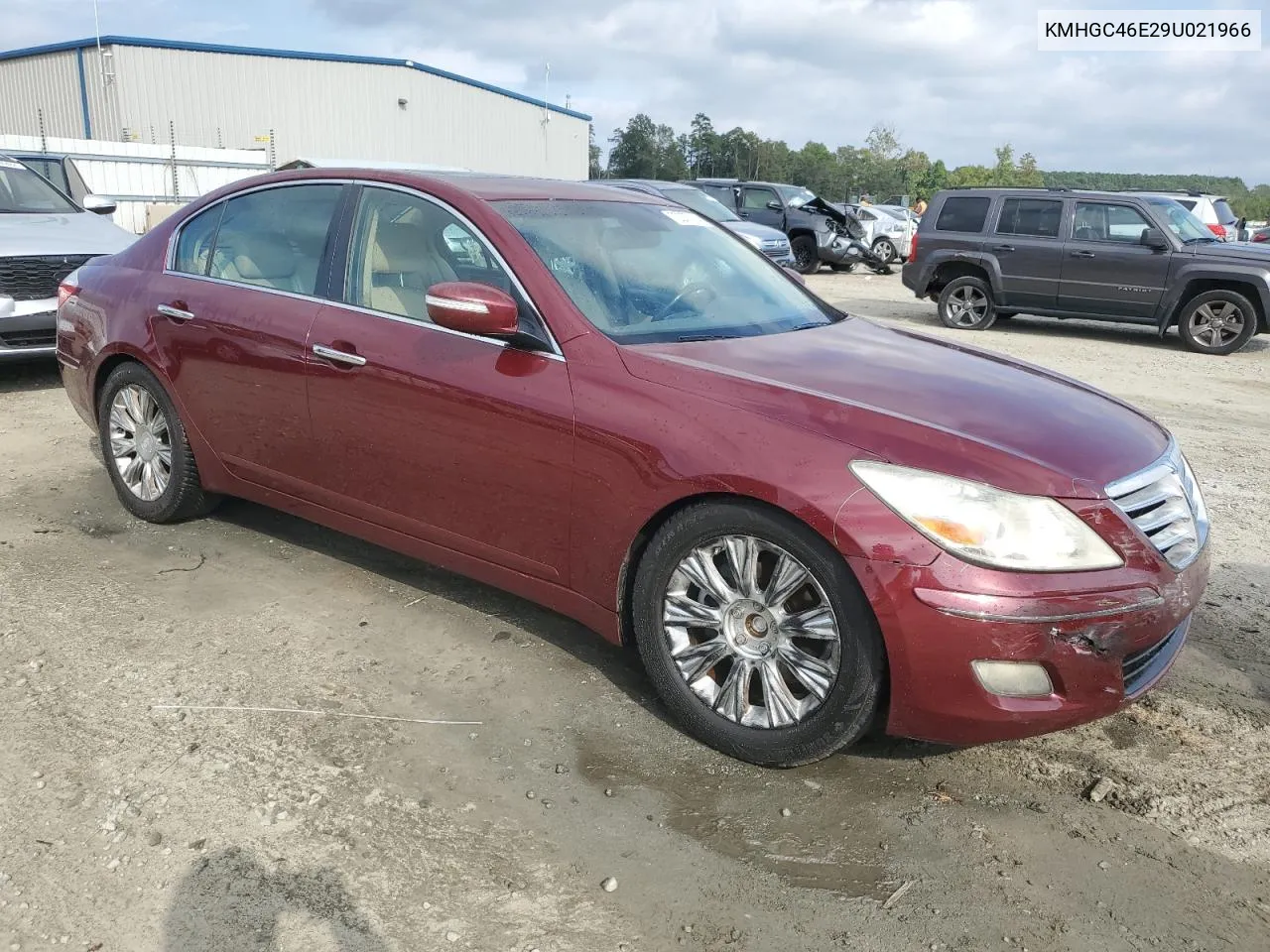 2009 Hyundai Genesis 3.8L VIN: KMHGC46E29U021966 Lot: 72377714