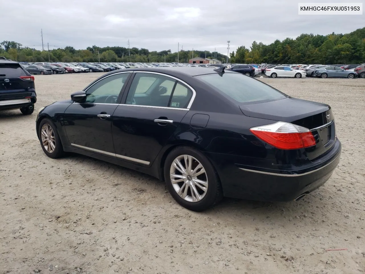 2009 Hyundai Genesis 4.6L VIN: KMHGC46FX9U051953 Lot: 73142944