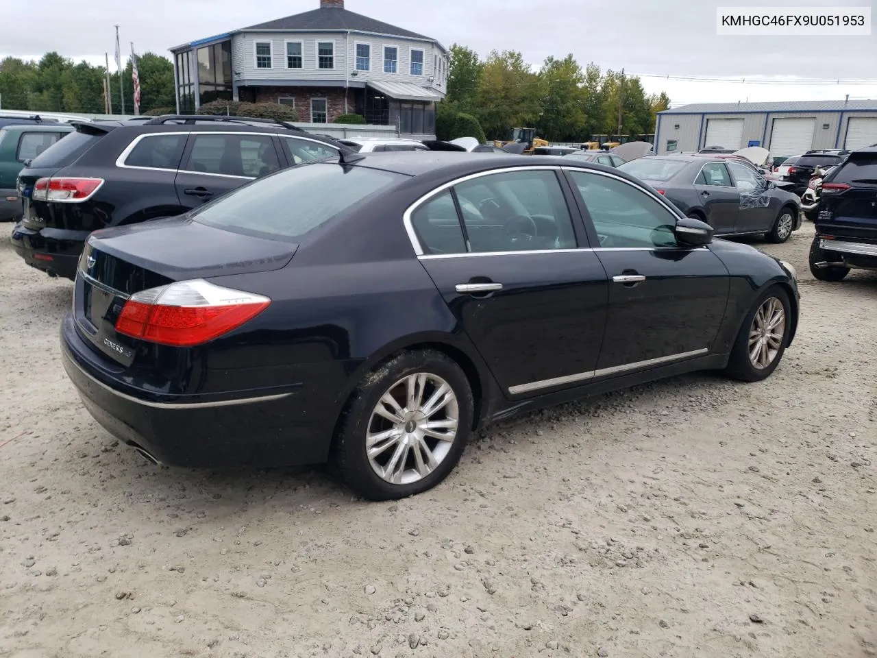 2009 Hyundai Genesis 4.6L VIN: KMHGC46FX9U051953 Lot: 73142944