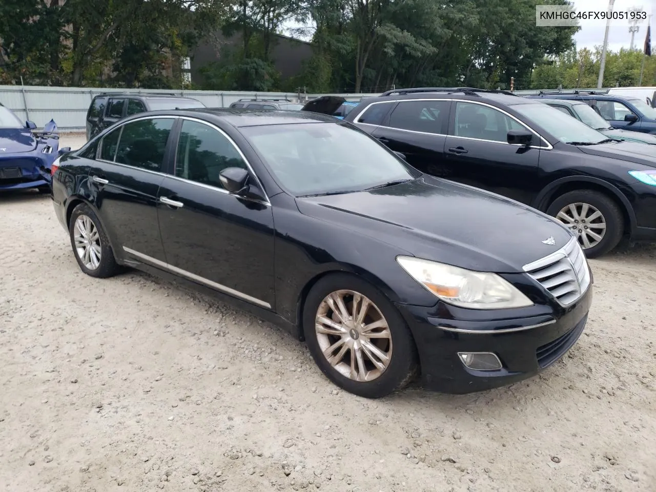 2009 Hyundai Genesis 4.6L VIN: KMHGC46FX9U051953 Lot: 73142944