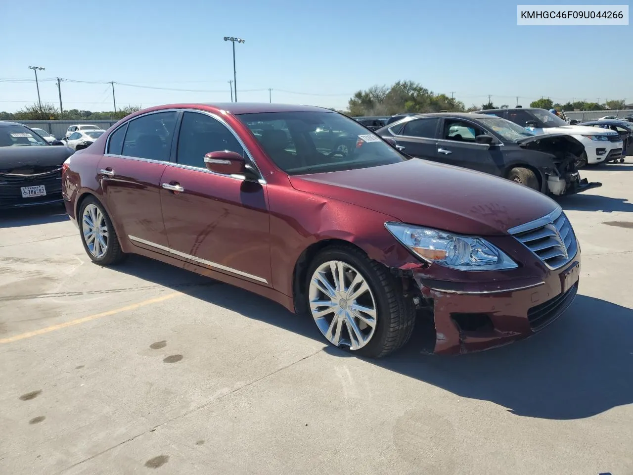 2009 Hyundai Genesis 4.6L VIN: KMHGC46F09U044266 Lot: 73326074