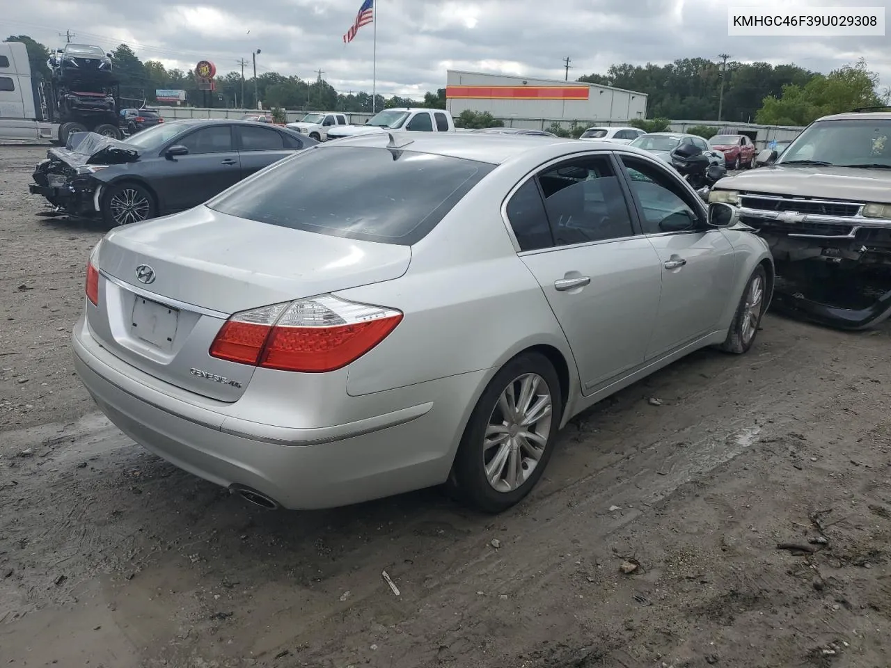 2009 Hyundai Genesis 4.6L VIN: KMHGC46F39U029308 Lot: 73496114