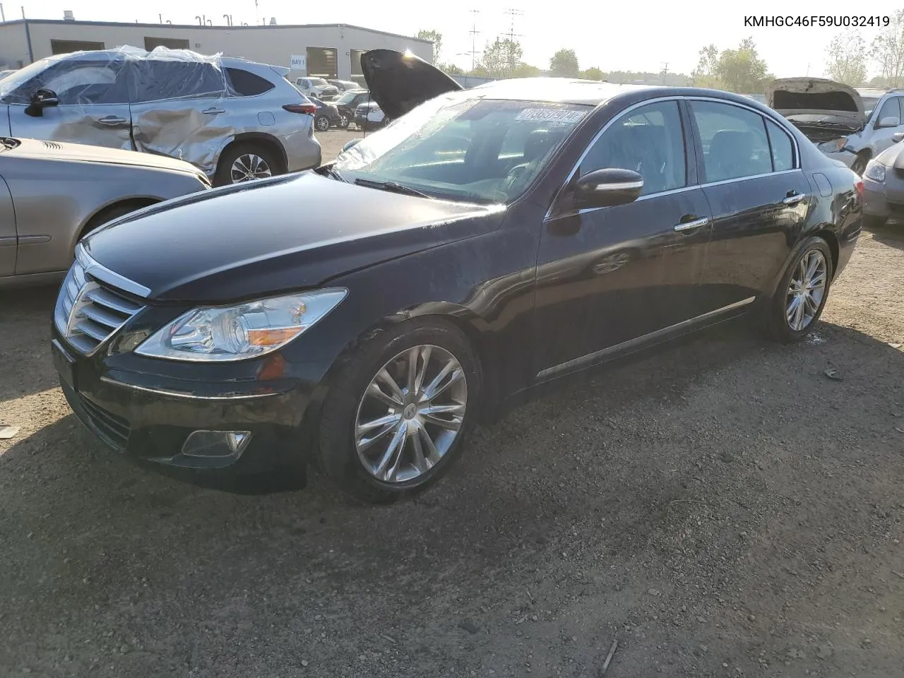 2009 Hyundai Genesis 4.6L VIN: KMHGC46F59U032419 Lot: 73657974