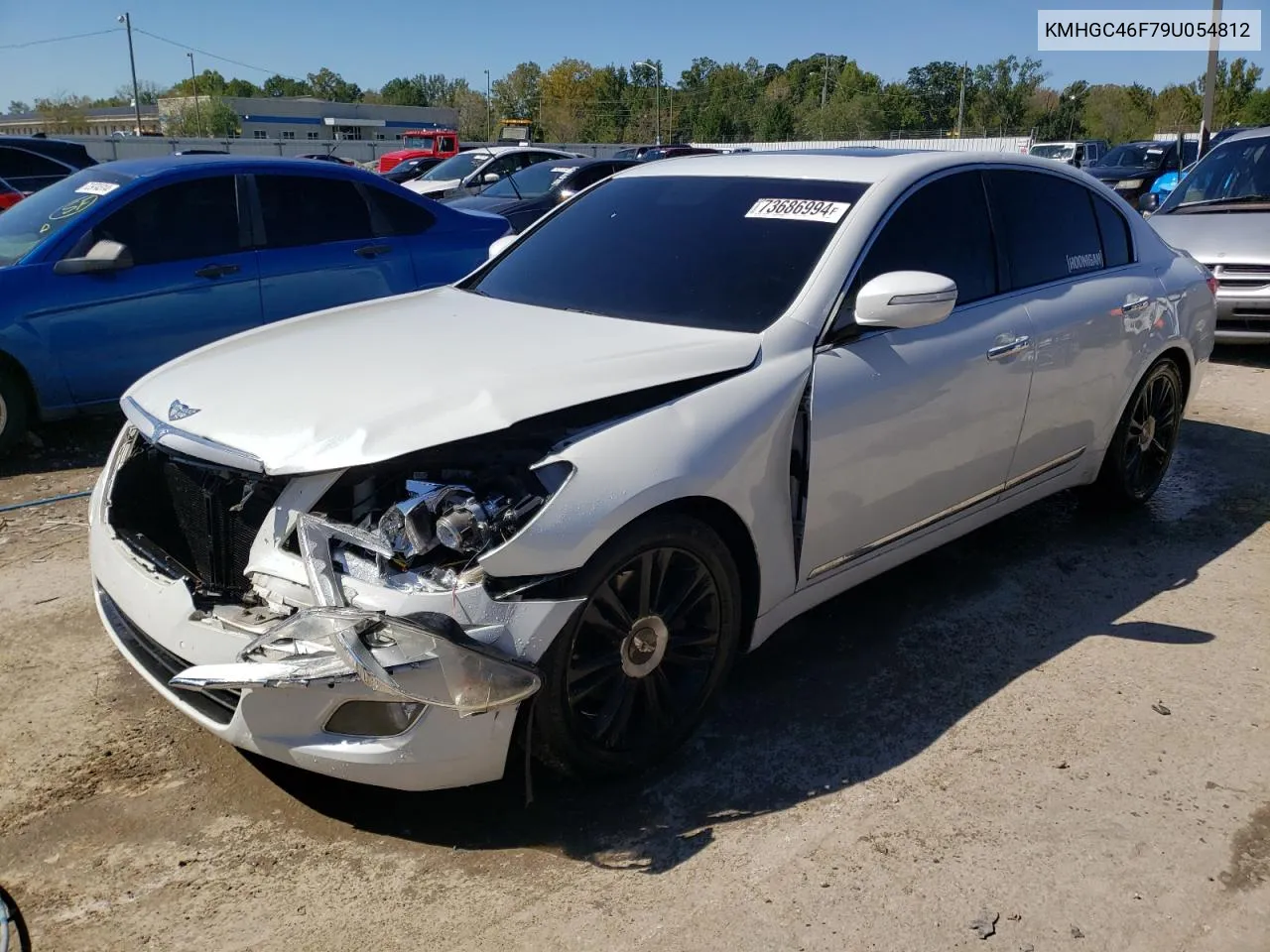 KMHGC46F79U054812 2009 Hyundai Genesis 4.6L