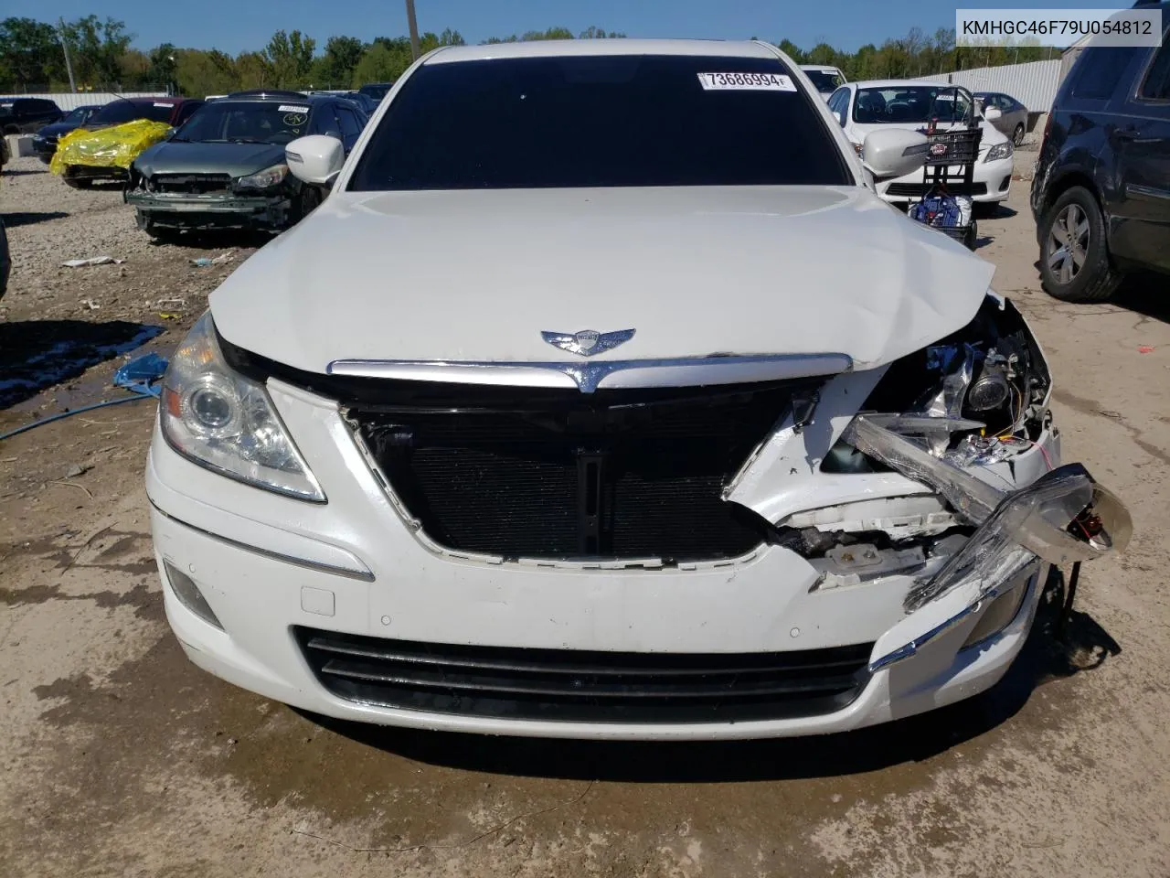 2009 Hyundai Genesis 4.6L VIN: KMHGC46F79U054812 Lot: 73686994