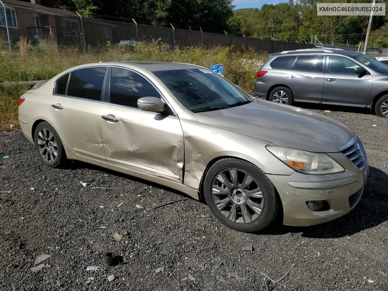 2009 Hyundai Genesis 3.8L VIN: KMHGC46E69U052024 Lot: 76129664