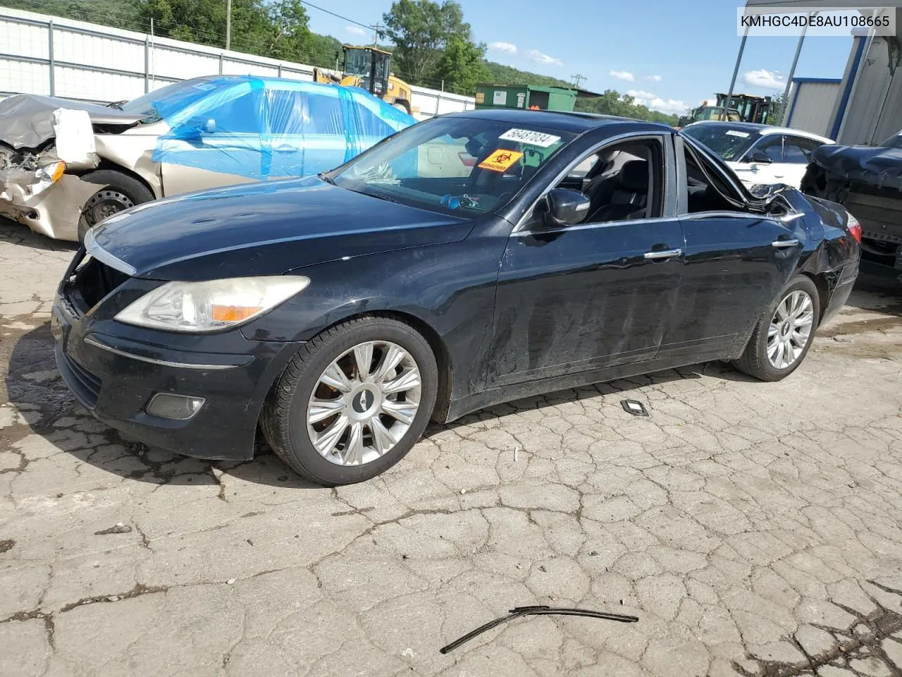 2010 Hyundai Genesis 3.8L VIN: KMHGC4DE8AU108665 Lot: 56487034