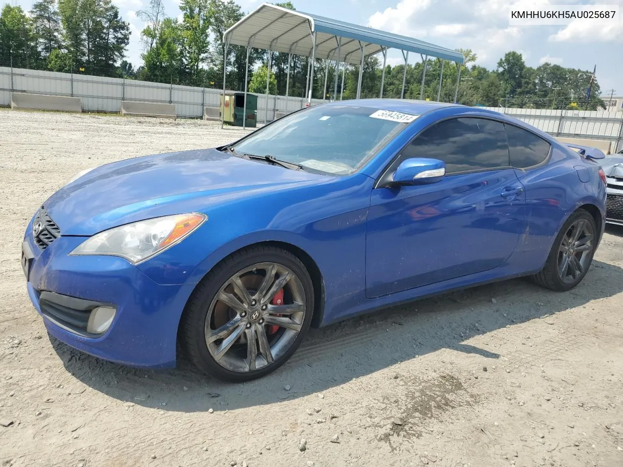 2010 Hyundai Genesis Coupe 3.8L VIN: KMHHU6KH5AU025687 Lot: 56945814