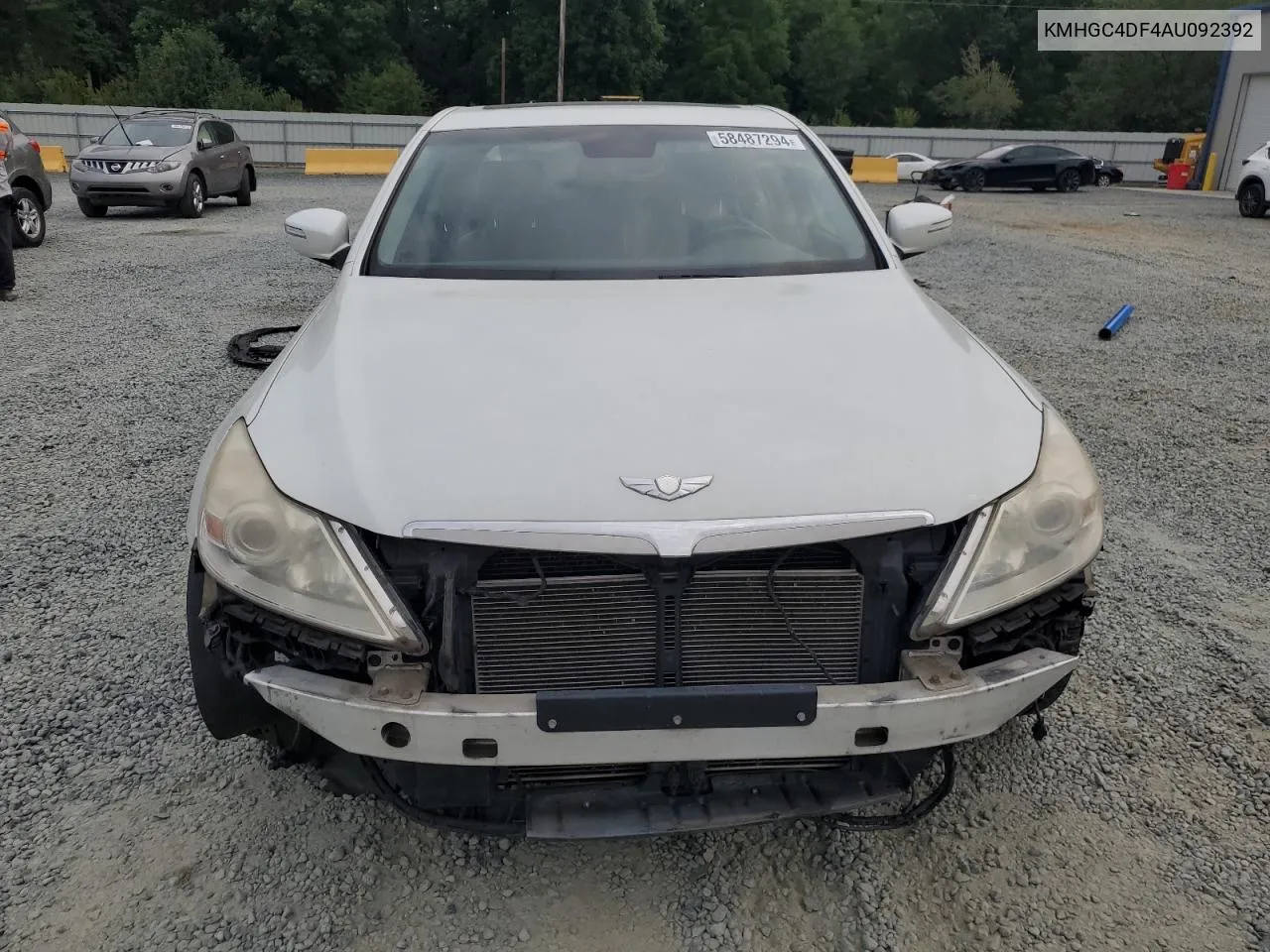 2010 Hyundai Genesis 4.6L VIN: KMHGC4DF4AU092392 Lot: 58487294