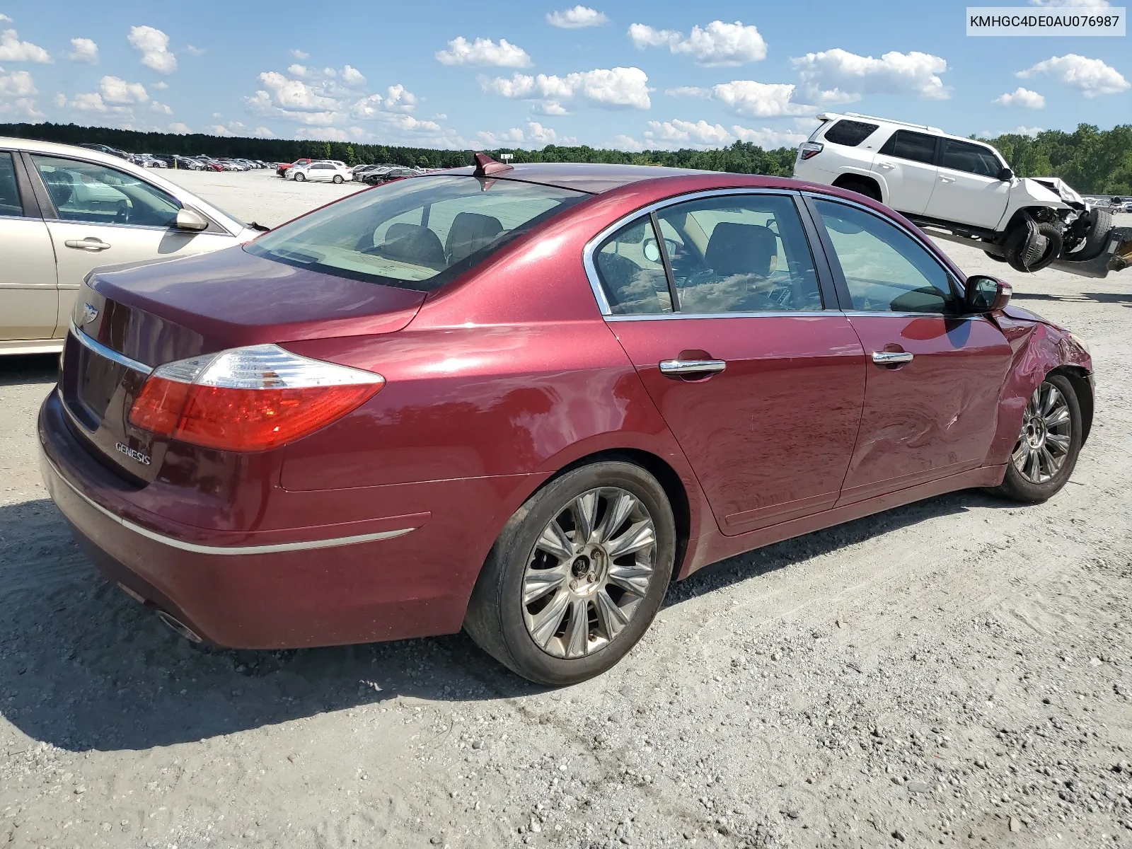 KMHGC4DE0AU076987 2010 Hyundai Genesis 3.8L