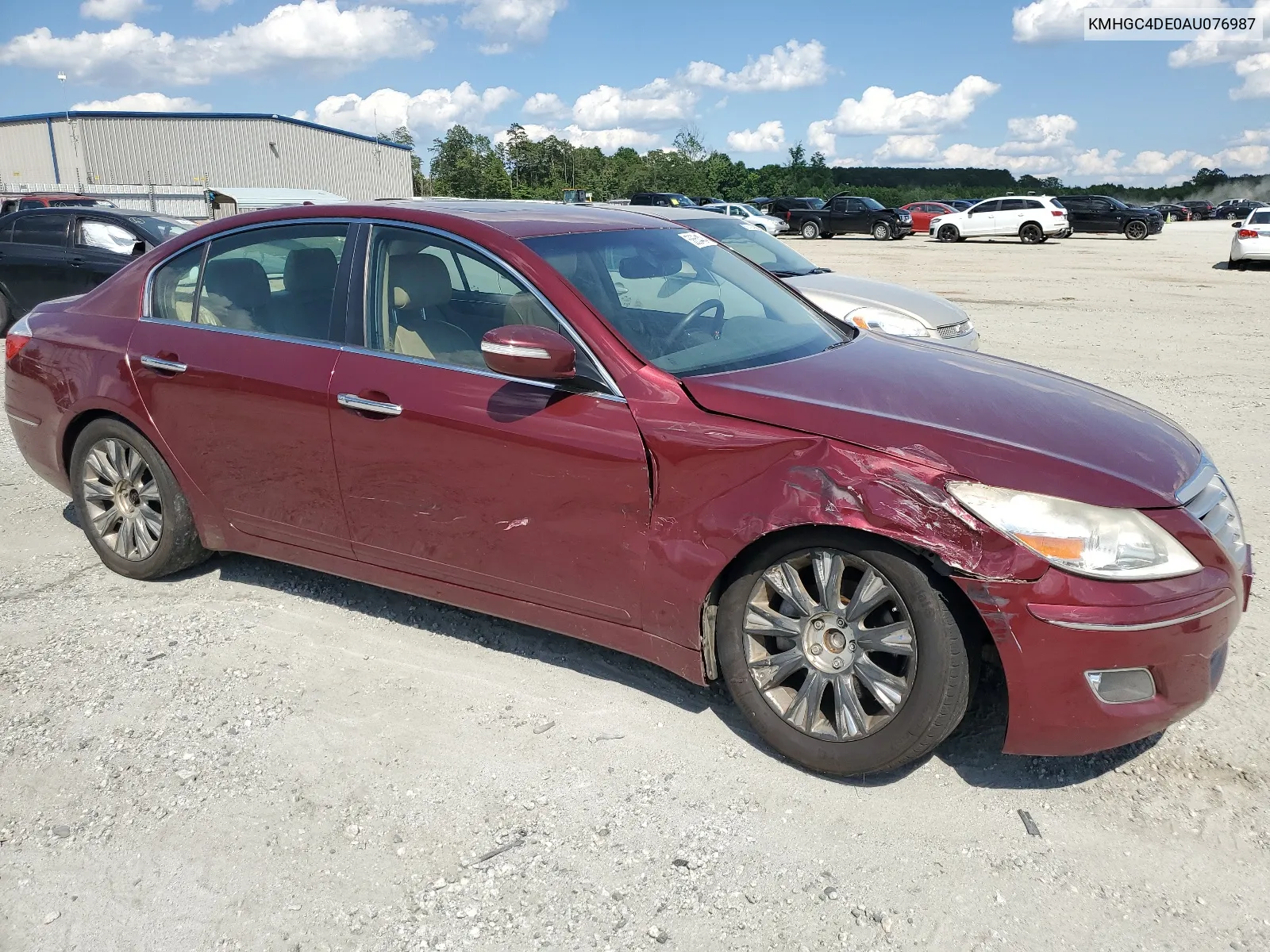 KMHGC4DE0AU076987 2010 Hyundai Genesis 3.8L