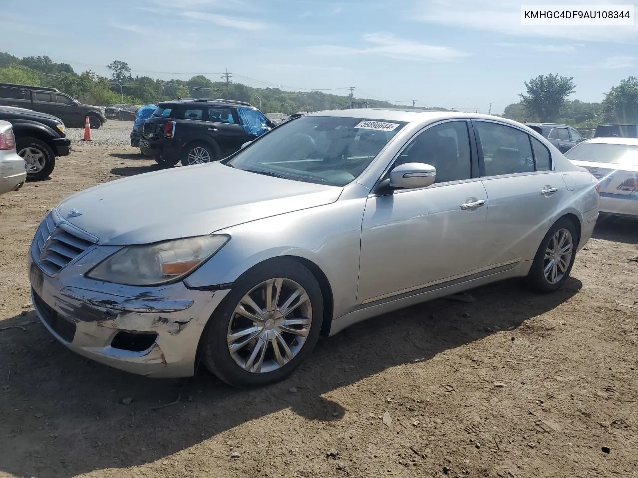 KMHGC4DF9AU108344 2010 Hyundai Genesis 4.6L