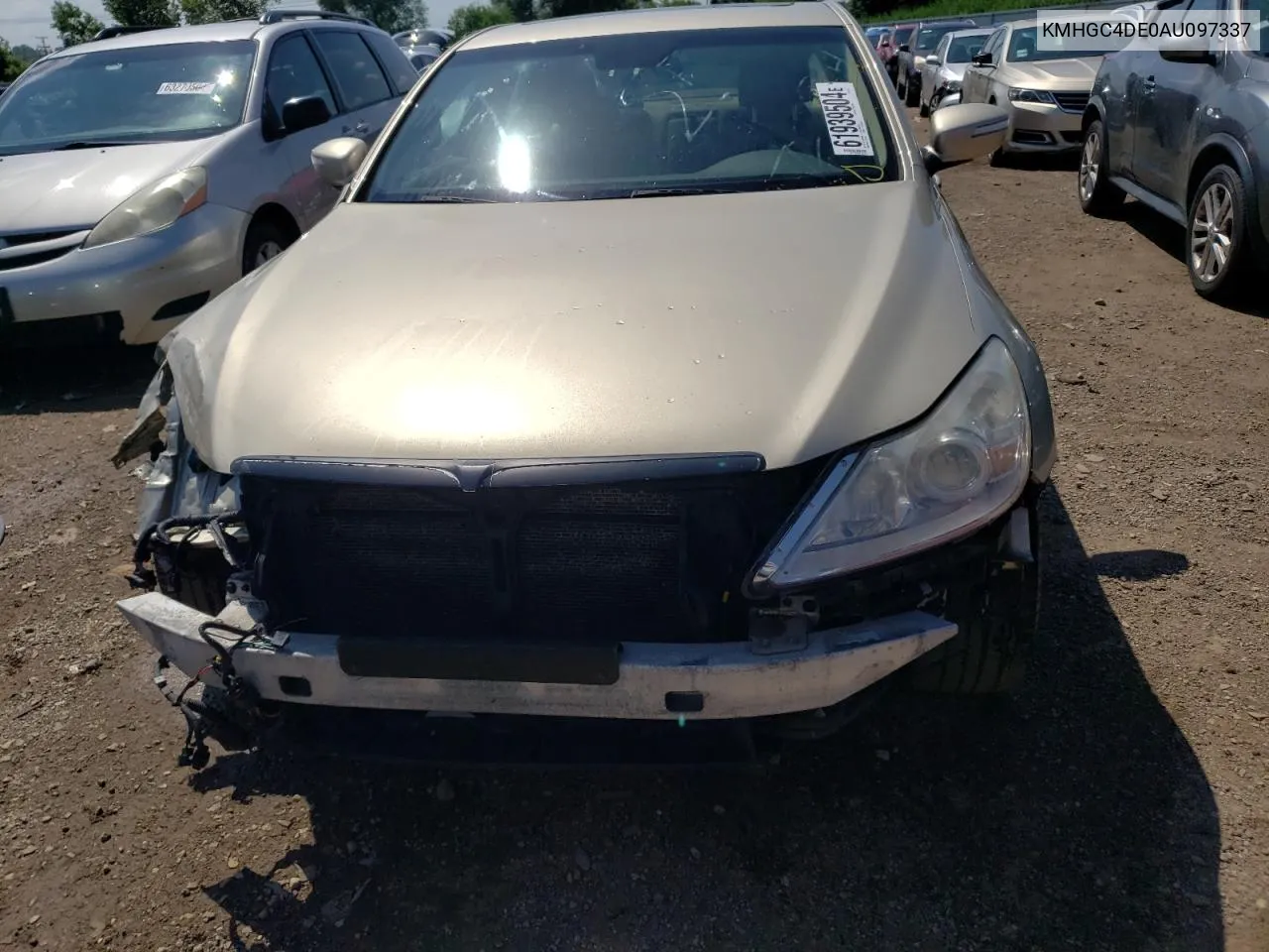 KMHGC4DE0AU097337 2010 Hyundai Genesis 3.8L