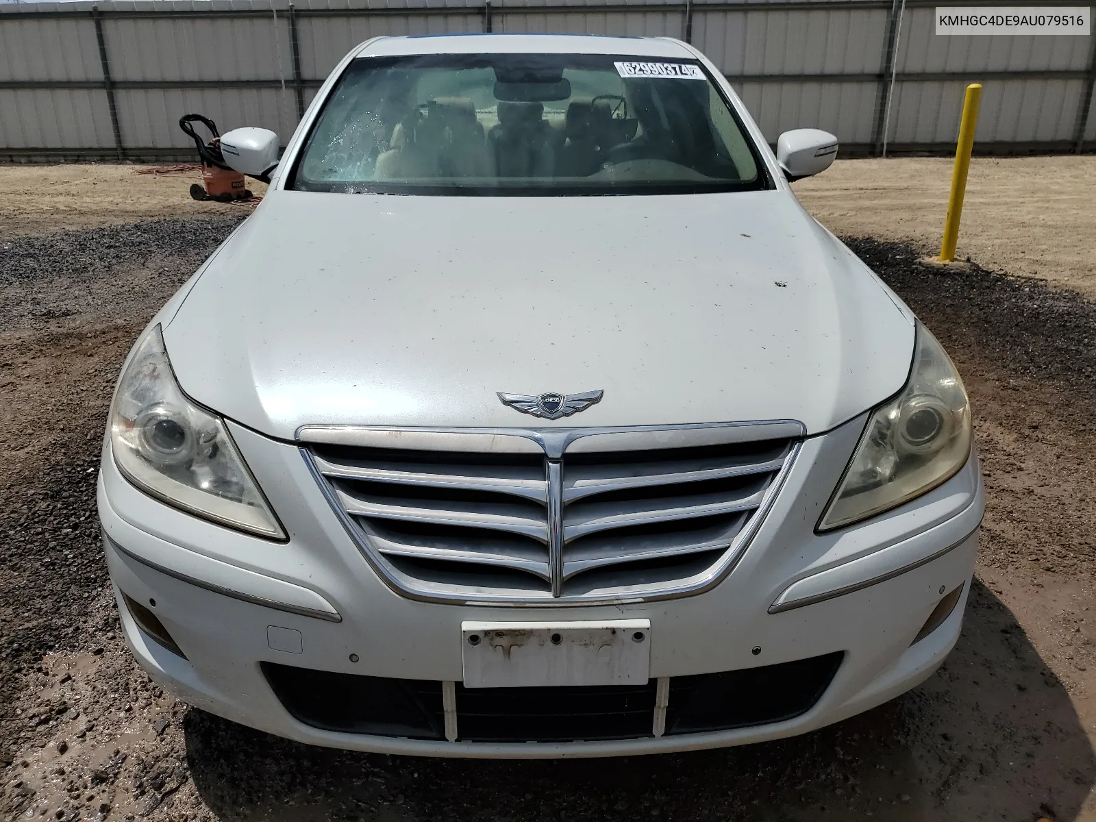 2010 Hyundai Genesis 3.8L VIN: KMHGC4DE9AU079516 Lot: 62990374