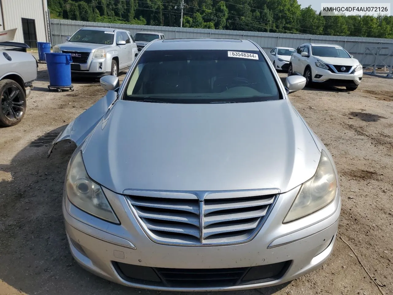 2010 Hyundai Genesis 4.6L VIN: KMHGC4DF4AU072126 Lot: 63548344