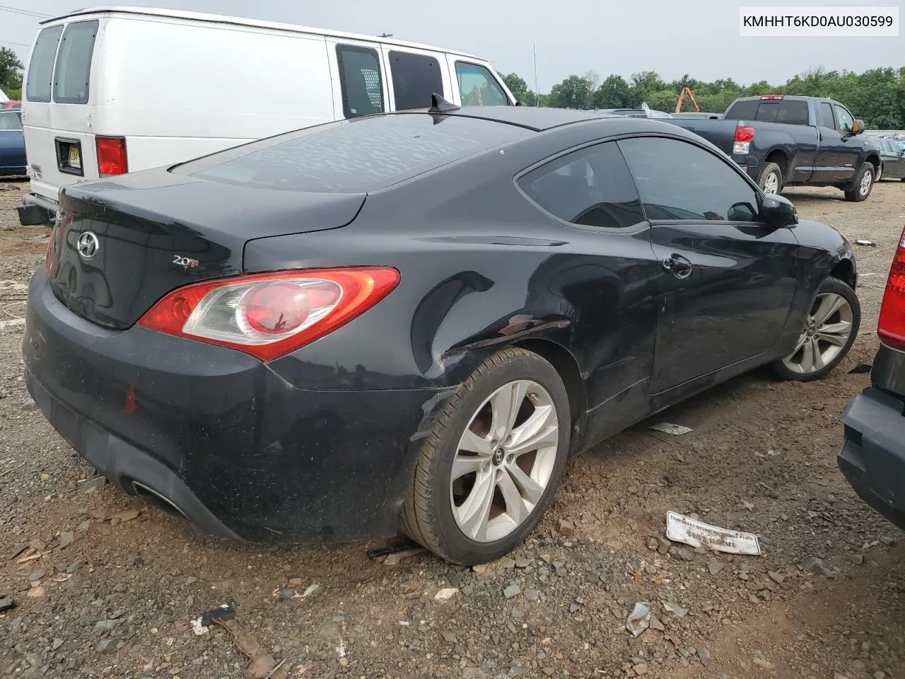 2010 Hyundai Genesis Coupe 2.0T VIN: KMHHT6KD0AU030599 Lot: 64564544