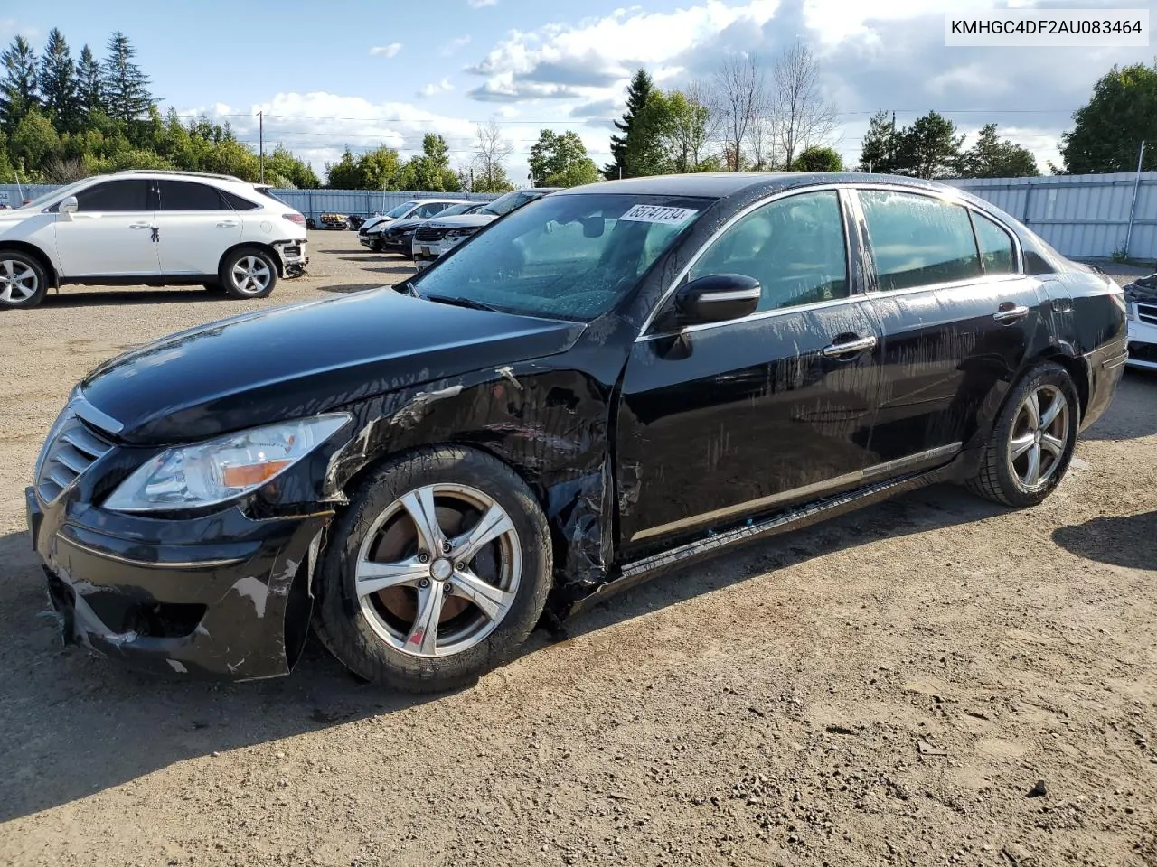 2010 Hyundai Genesis 4.6L VIN: KMHGC4DF2AU083464 Lot: 65747734