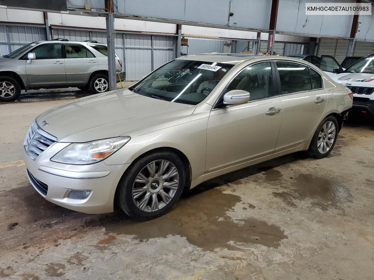 2010 Hyundai Genesis 3.8L VIN: KMHGC4DE7AU105983 Lot: 66596904