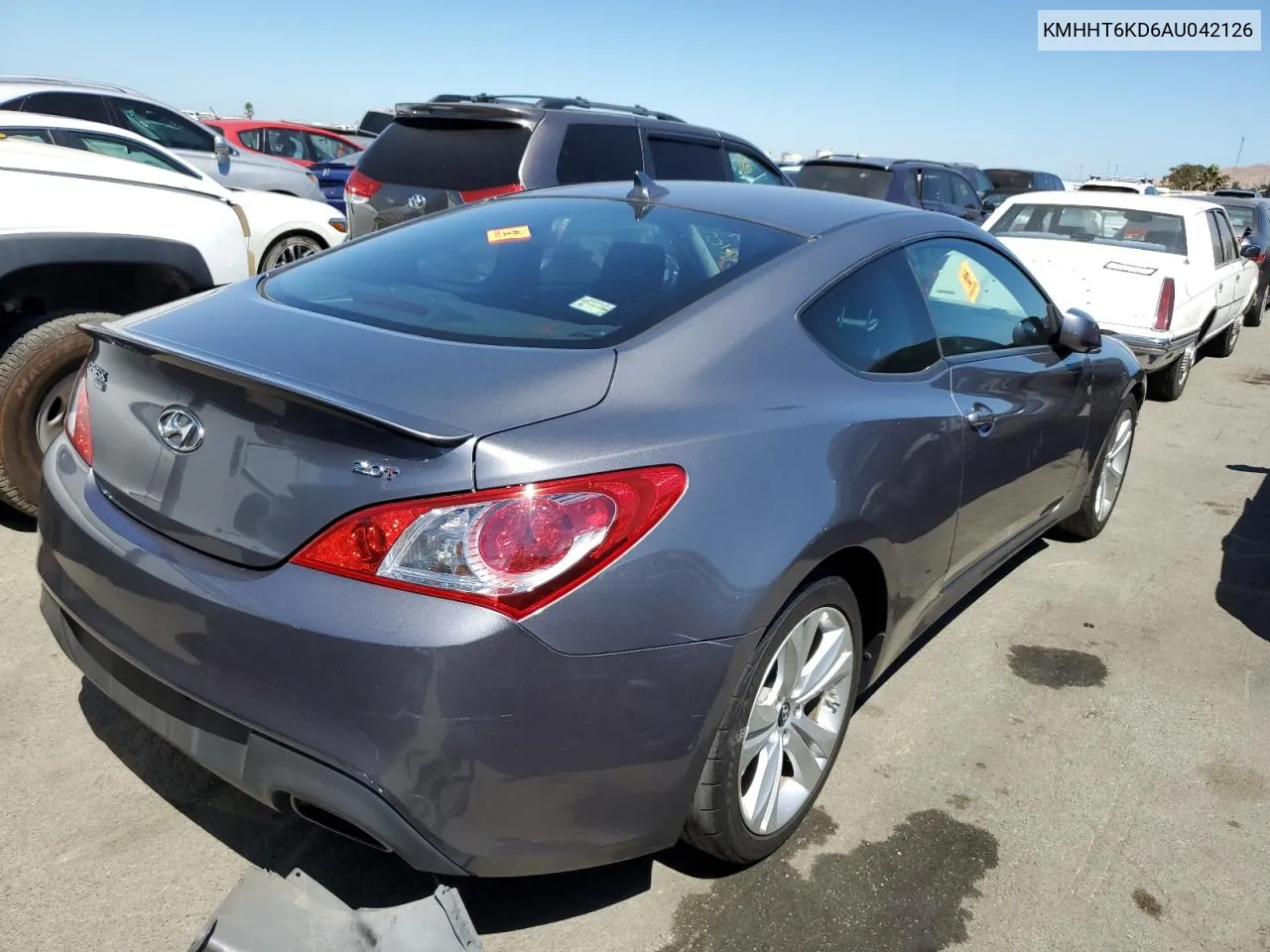 2010 Hyundai Genesis Coupe 2.0T VIN: KMHHT6KD6AU042126 Lot: 67163324