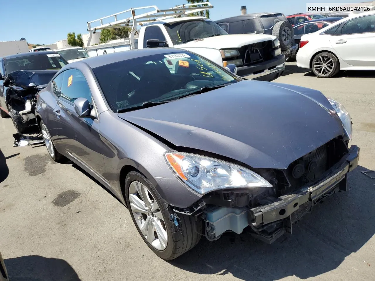 KMHHT6KD6AU042126 2010 Hyundai Genesis Coupe 2.0T