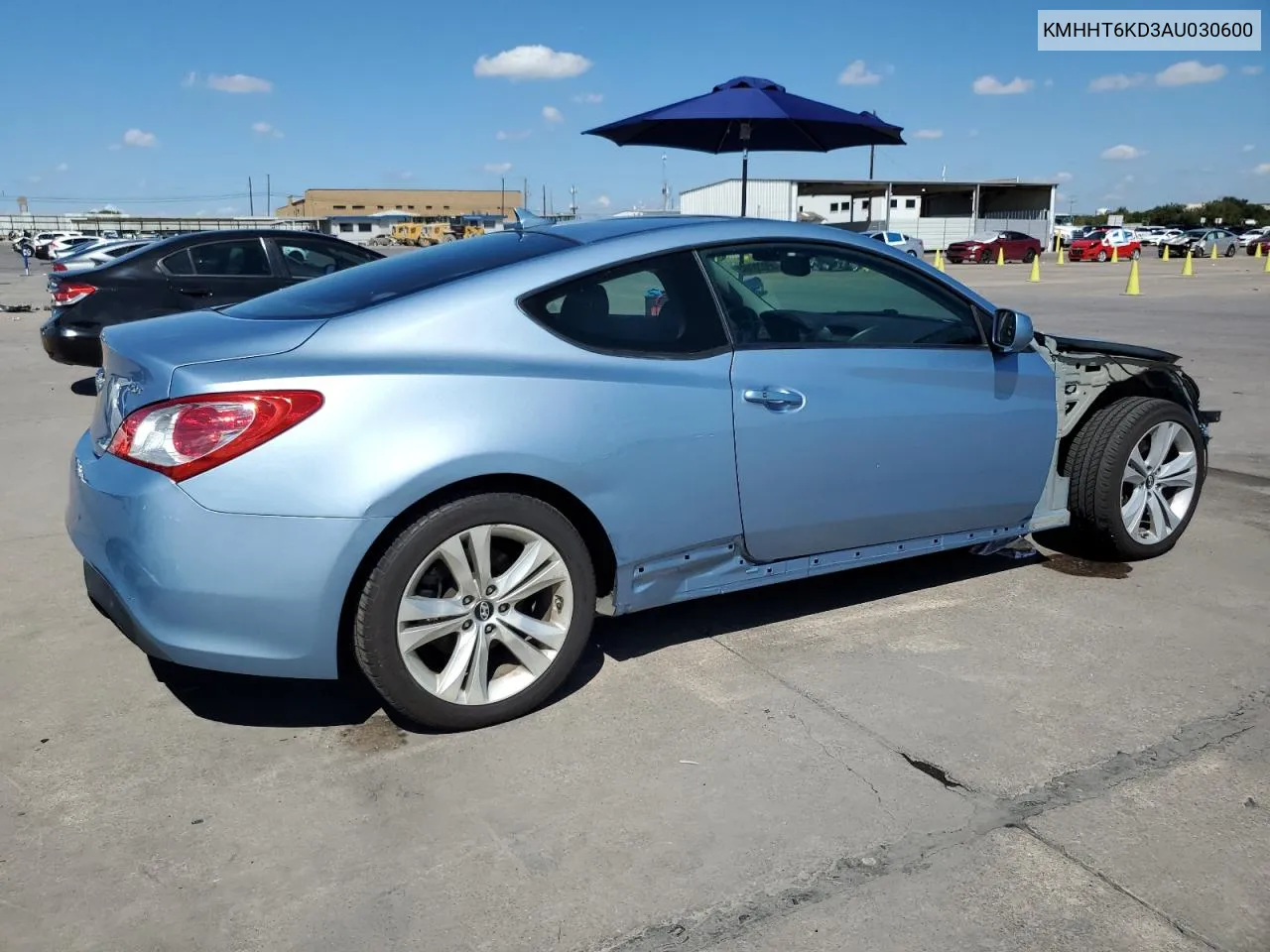 2010 Hyundai Genesis Coupe 2.0T VIN: KMHHT6KD3AU030600 Lot: 69228184