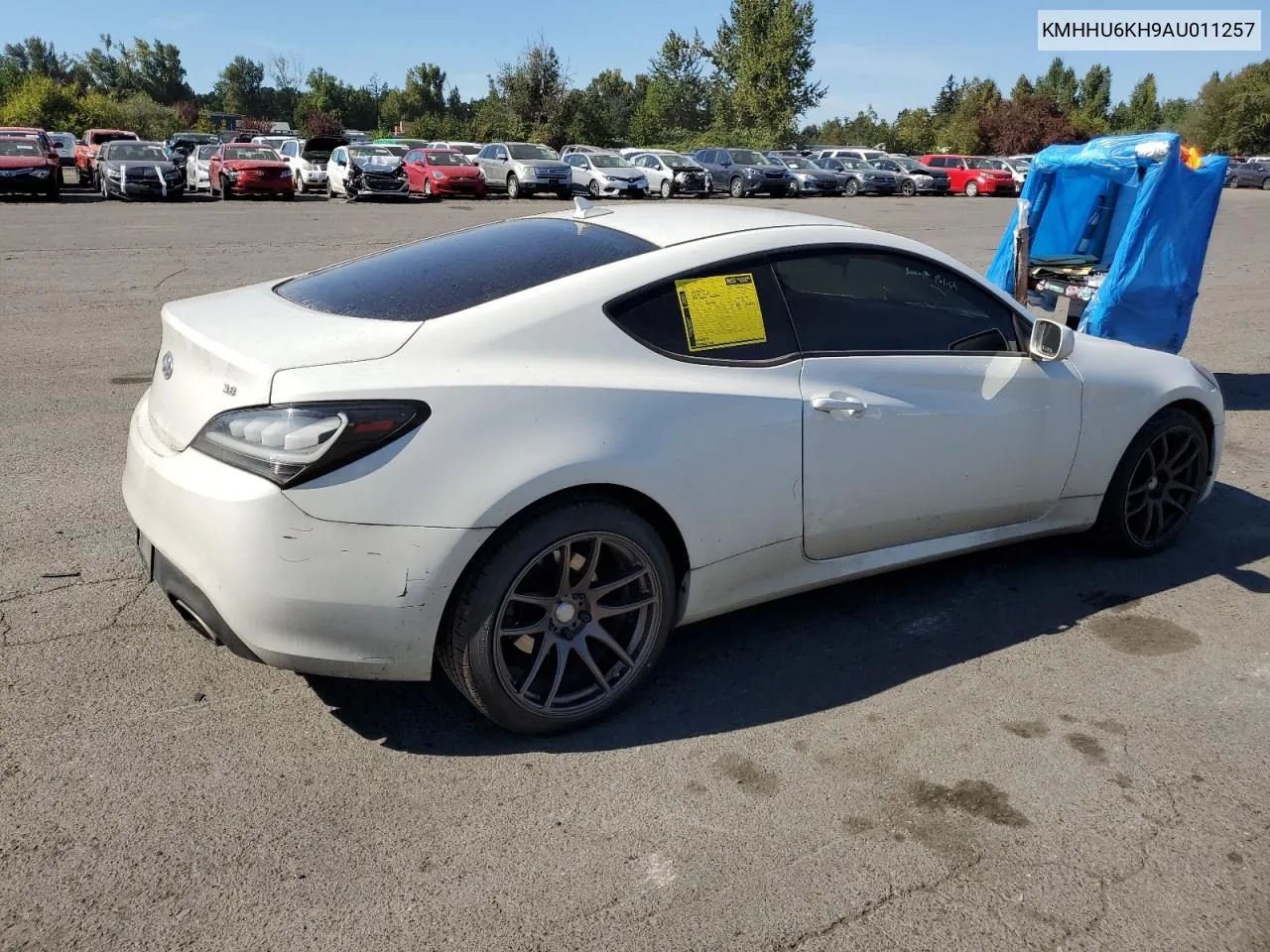 2010 Hyundai Genesis Coupe 3.8L VIN: KMHHU6KH9AU011257 Lot: 69485644