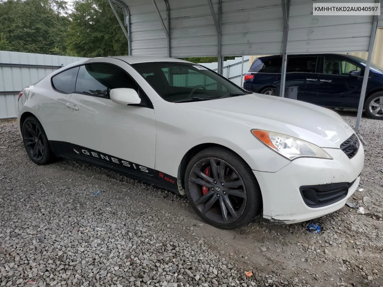 2010 Hyundai Genesis Coupe 2.0T VIN: KMHHT6KD2AU040597 Lot: 71665474