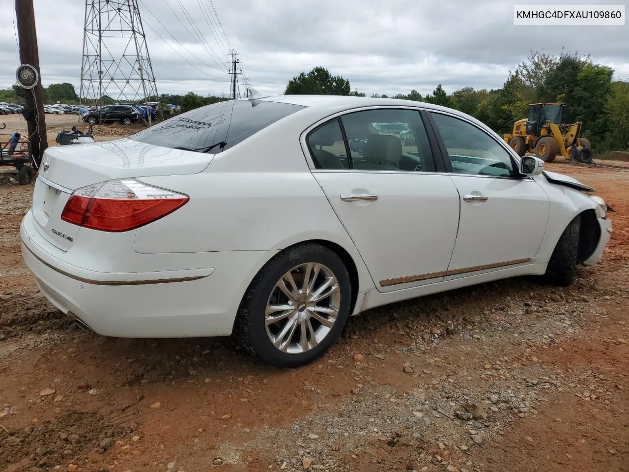 2010 Hyundai Genesis 4.6L VIN: KMHGC4DFXAU109860 Lot: 71668654