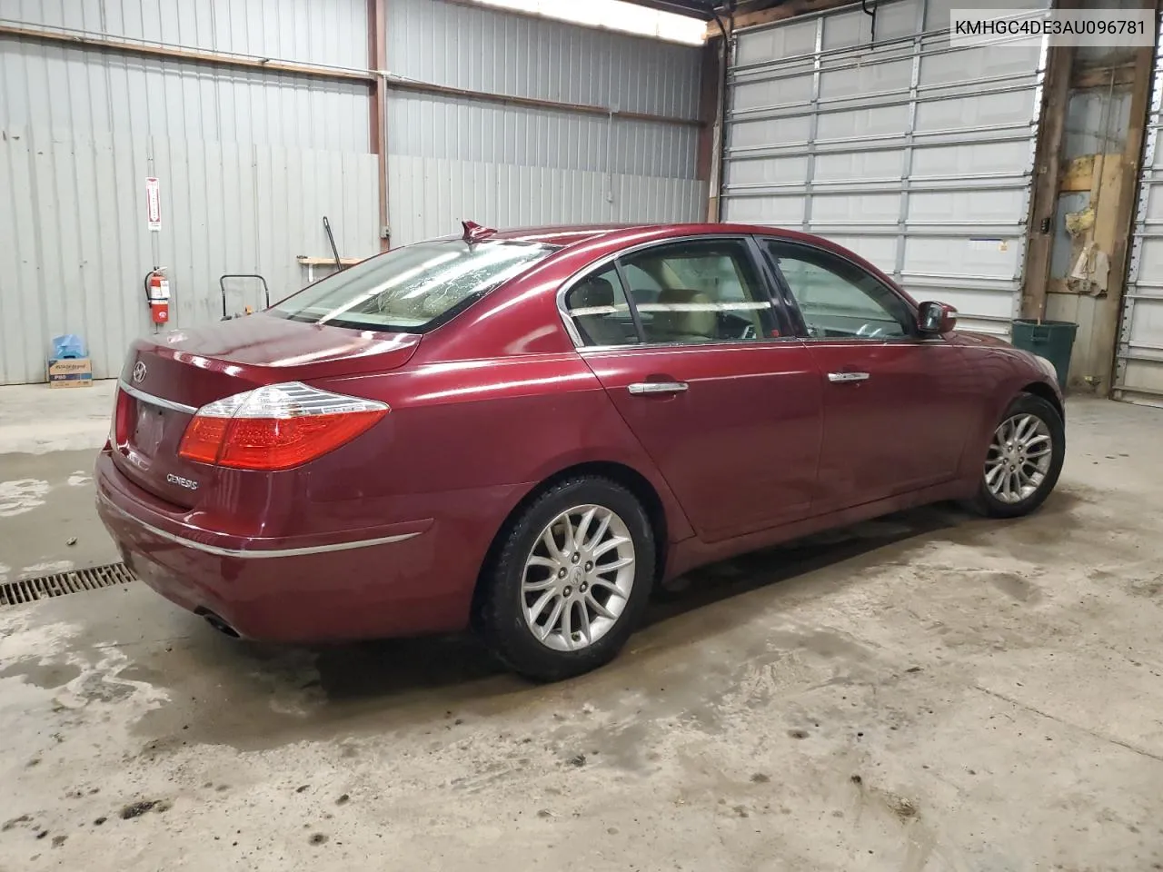 2010 Hyundai Genesis 3.8L VIN: KMHGC4DE3AU096781 Lot: 71759524