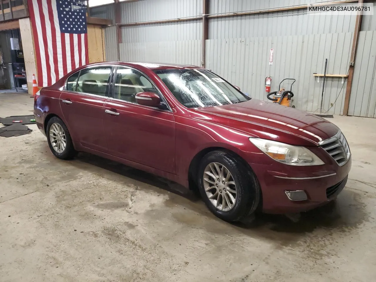 2010 Hyundai Genesis 3.8L VIN: KMHGC4DE3AU096781 Lot: 71759524