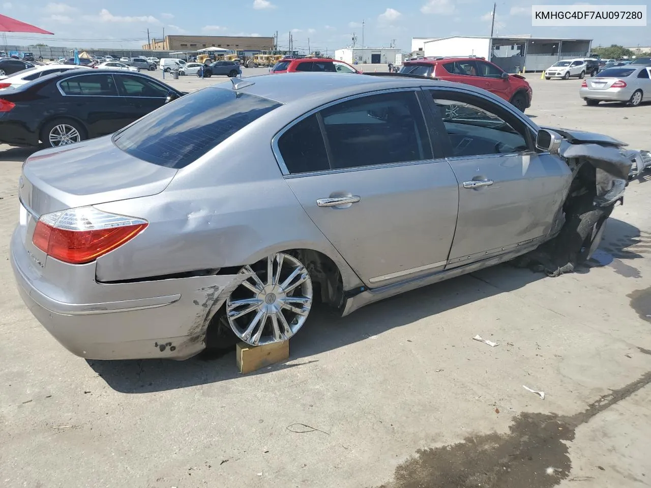 2010 Hyundai Genesis 4.6L VIN: KMHGC4DF7AU097280 Lot: 71830464