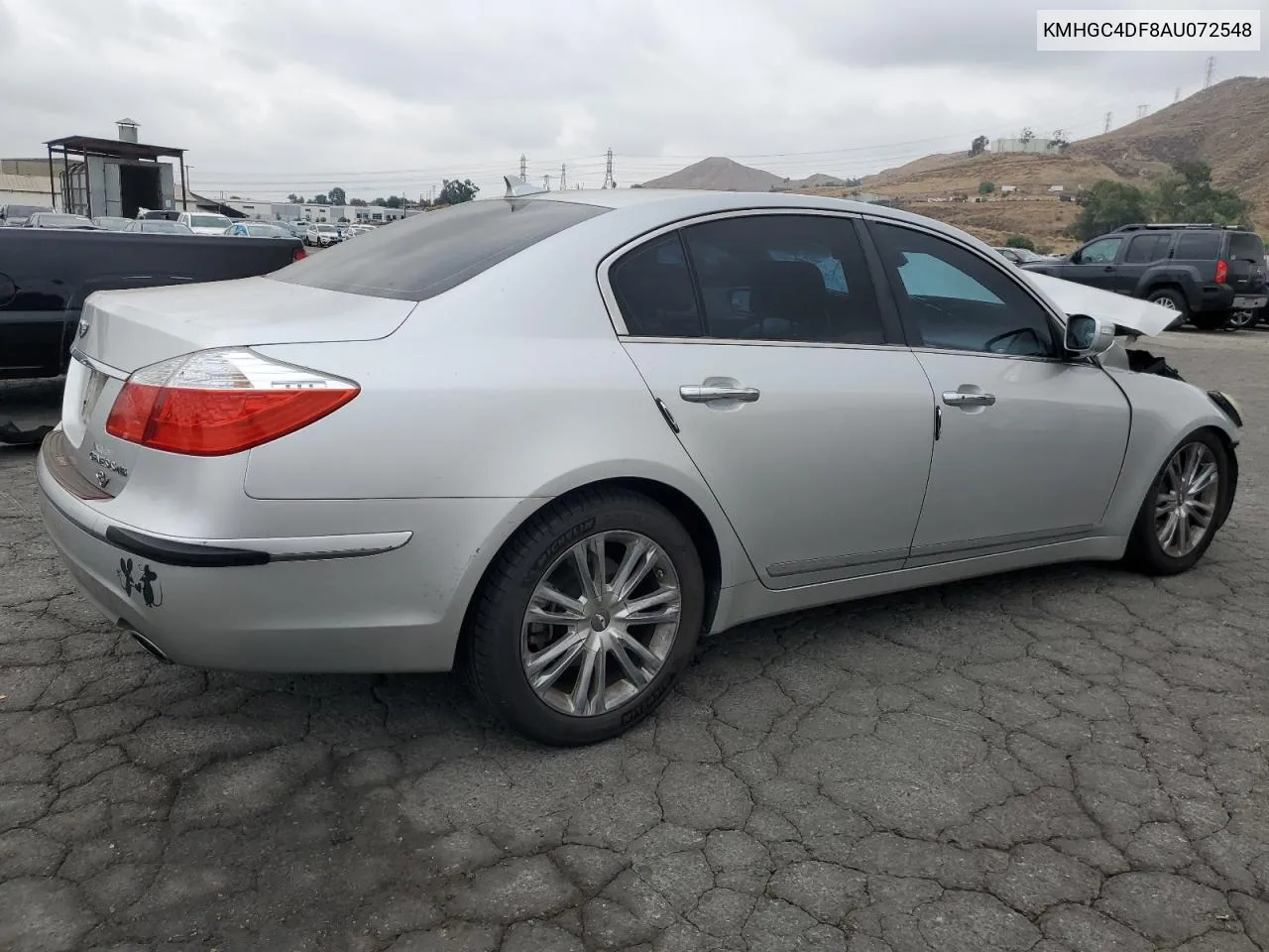 2010 Hyundai Genesis 4.6L VIN: KMHGC4DF8AU072548 Lot: 72257634