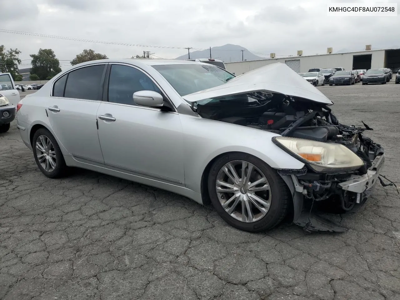 2010 Hyundai Genesis 4.6L VIN: KMHGC4DF8AU072548 Lot: 72257634