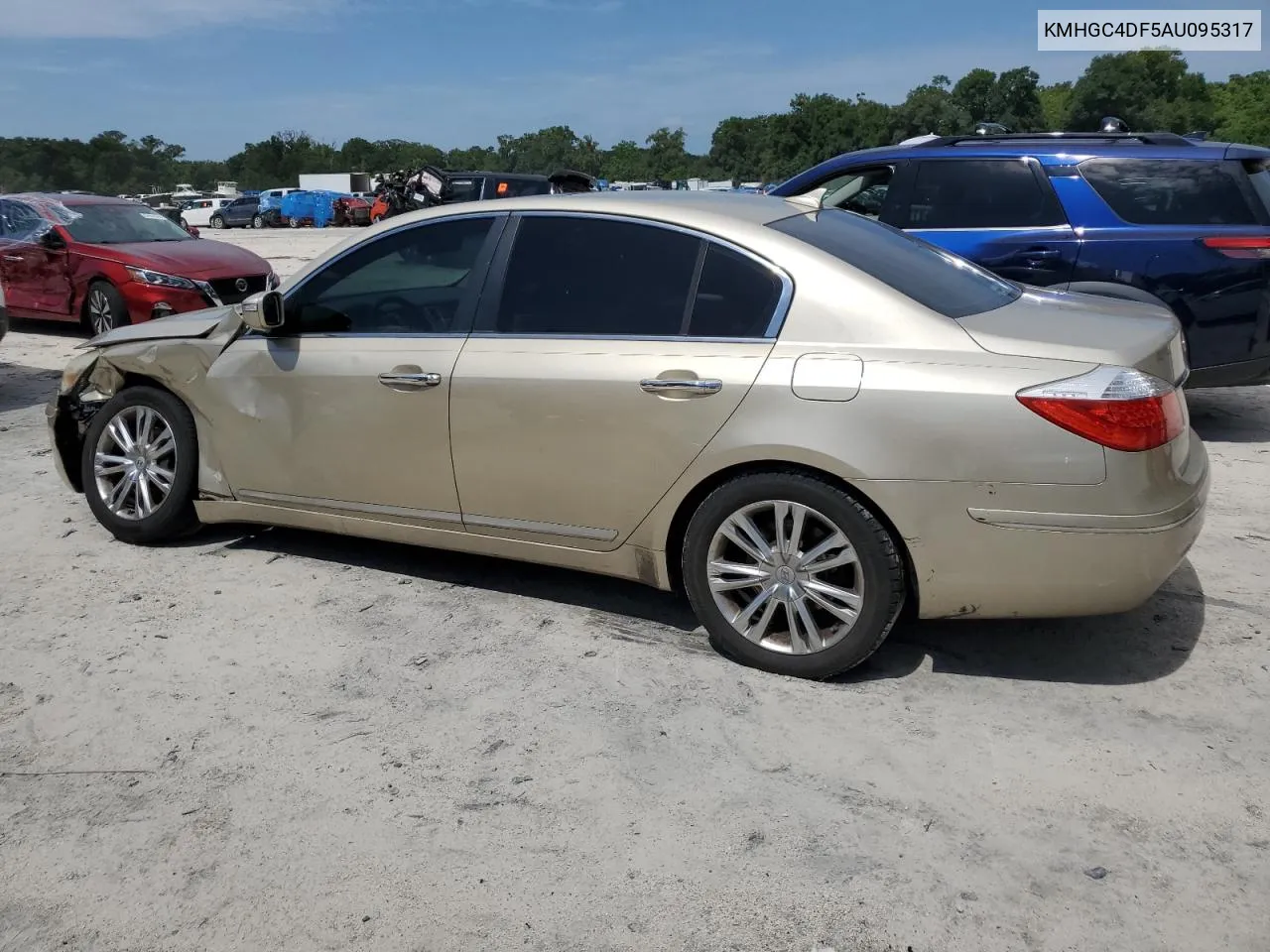 2010 Hyundai Genesis 4.6L VIN: KMHGC4DF5AU095317 Lot: 72348444