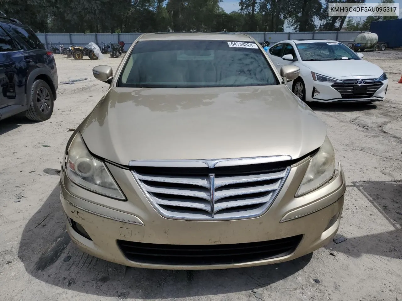 2010 Hyundai Genesis 4.6L VIN: KMHGC4DF5AU095317 Lot: 72348444