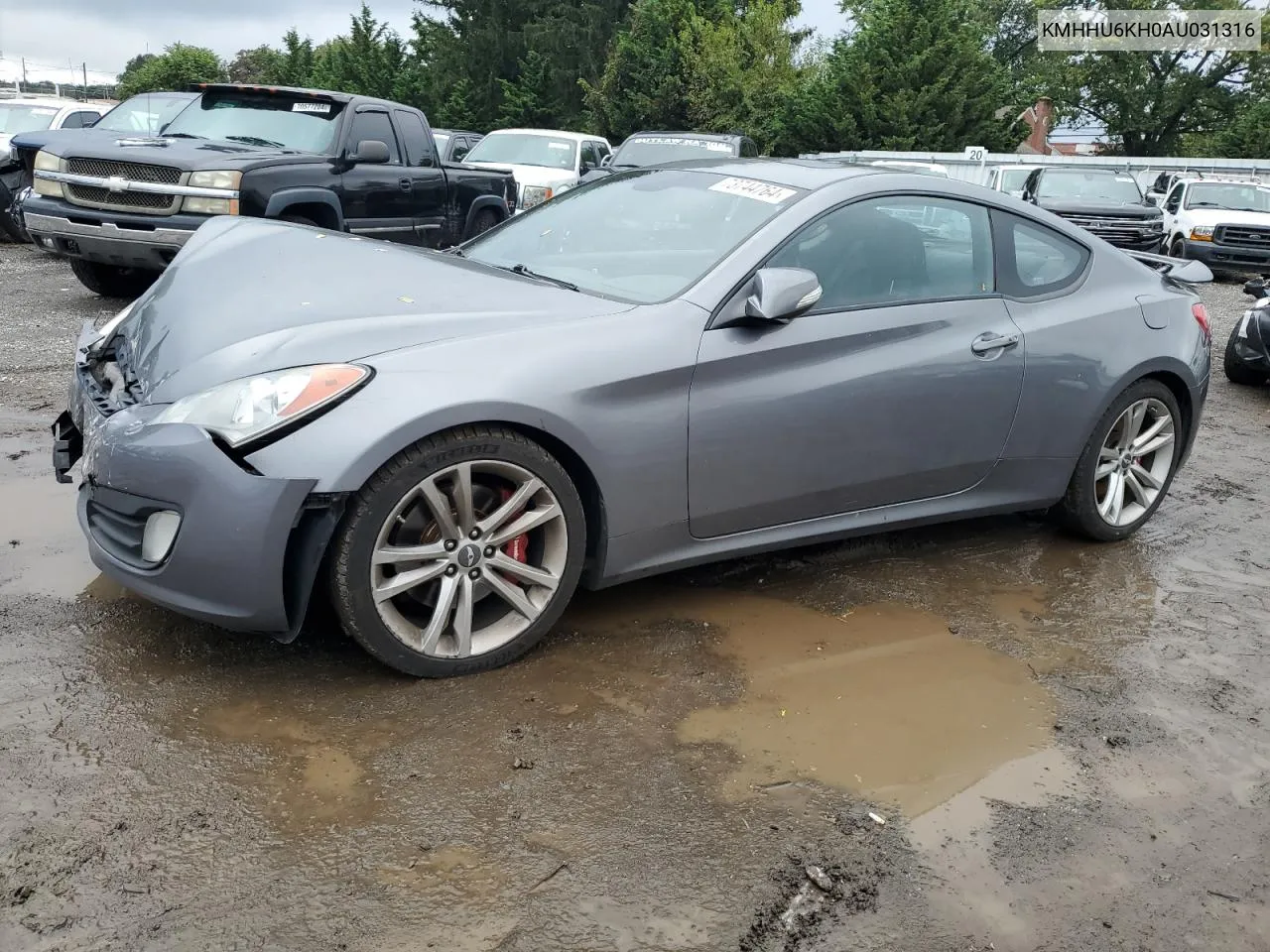 2010 Hyundai Genesis Coupe 3.8L VIN: KMHHU6KH0AU031316 Lot: 73744764