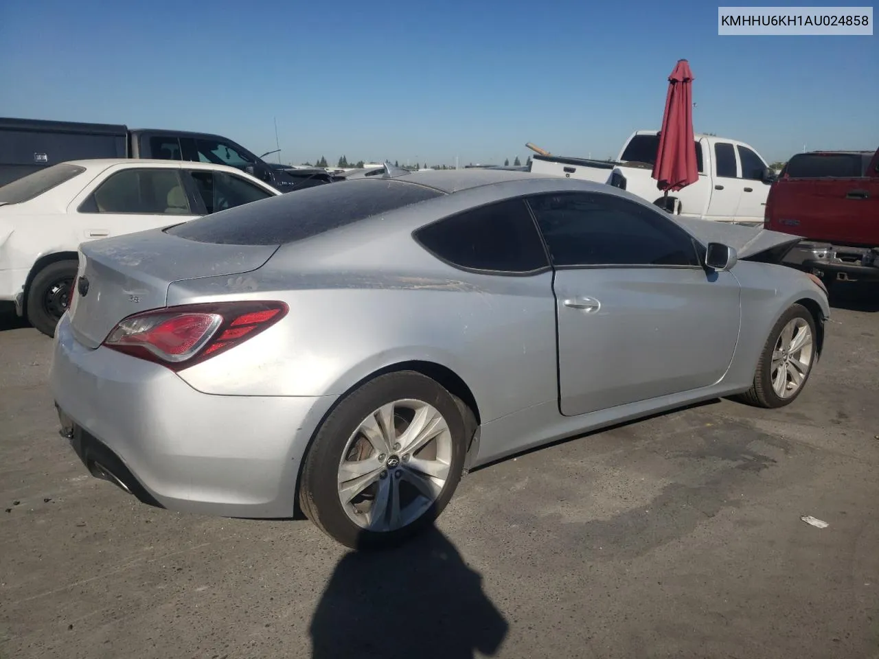 2010 Hyundai Genesis Coupe 3.8L VIN: KMHHU6KH1AU024858 Lot: 73839304