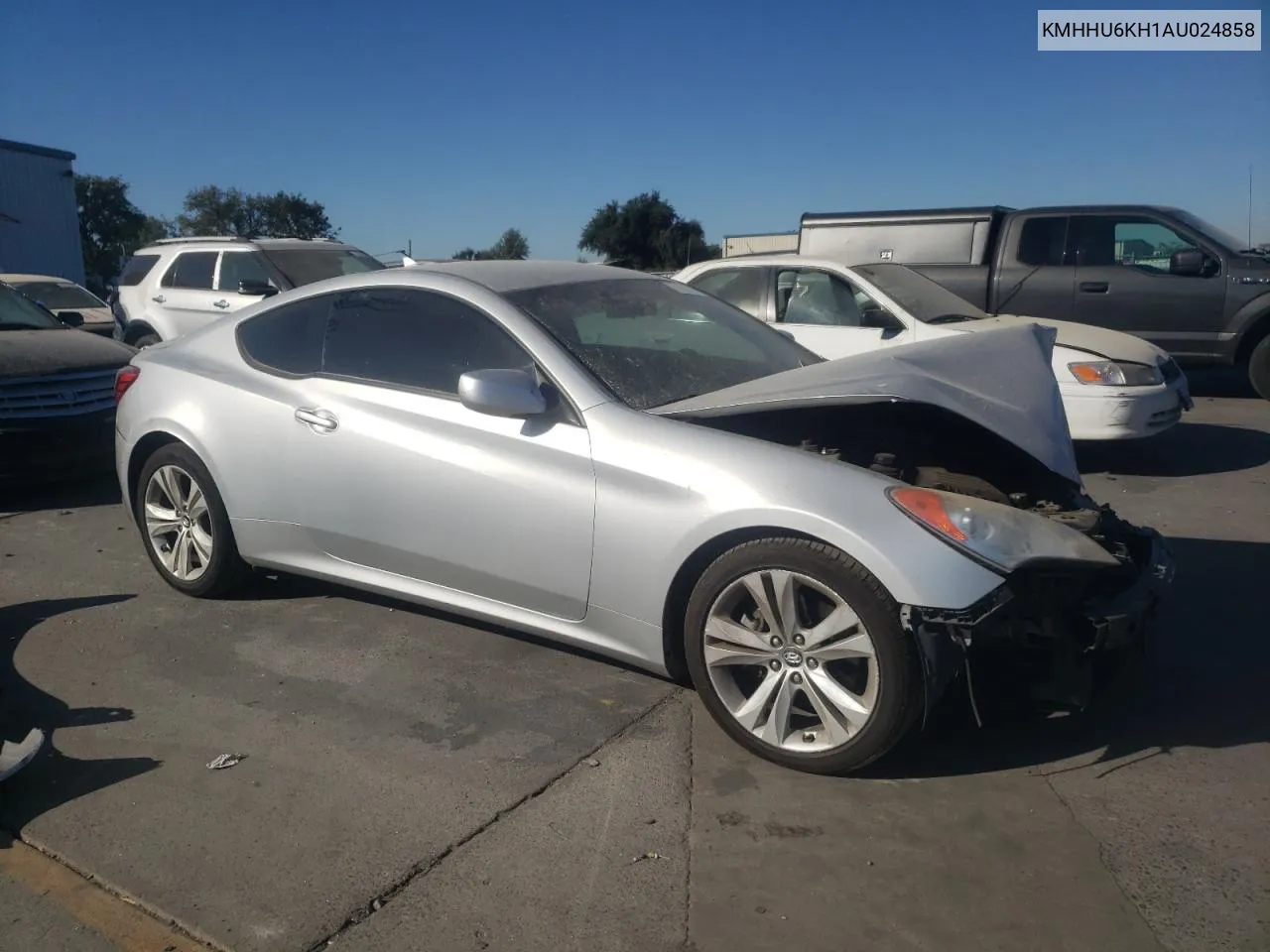 2010 Hyundai Genesis Coupe 3.8L VIN: KMHHU6KH1AU024858 Lot: 73839304