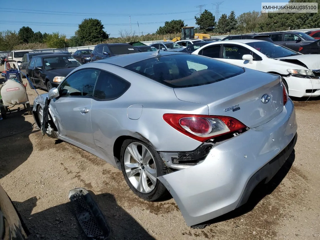 2010 Hyundai Genesis Coupe 3.8L VIN: KMHHU6KH8AU035100 Lot: 74015014