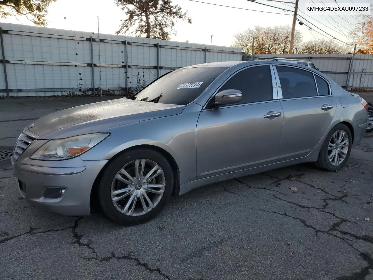 2010 Hyundai Genesis 3.8L VIN: KMHGC4DEXAU097233 Lot: 74285974