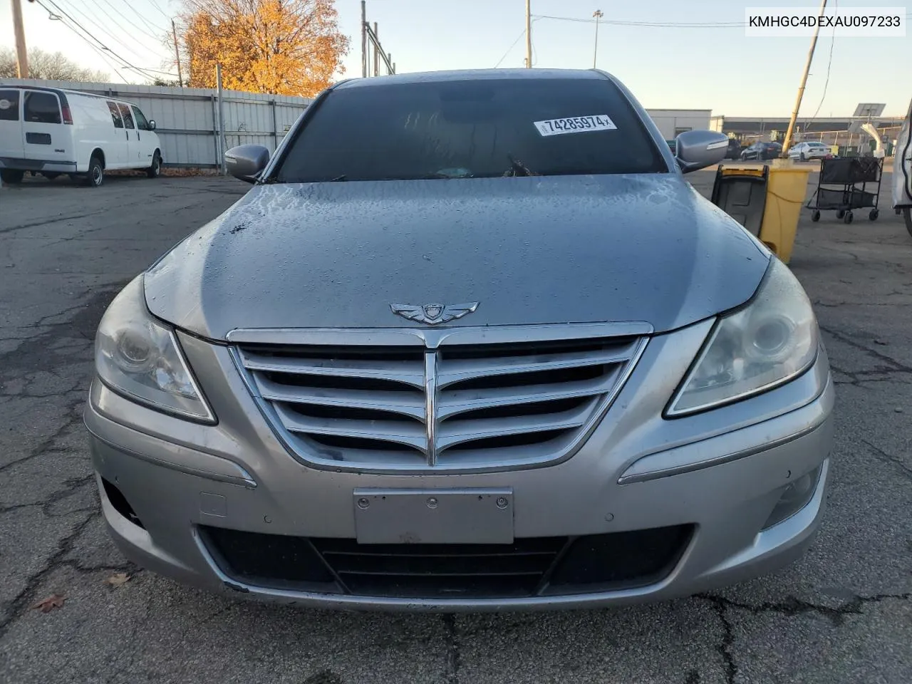 2010 Hyundai Genesis 3.8L VIN: KMHGC4DEXAU097233 Lot: 74285974