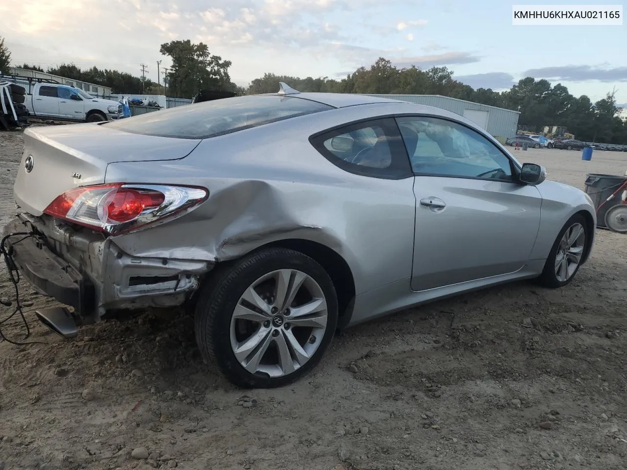 2010 Hyundai Genesis Coupe 3.8L VIN: KMHHU6KHXAU021165 Lot: 75669494