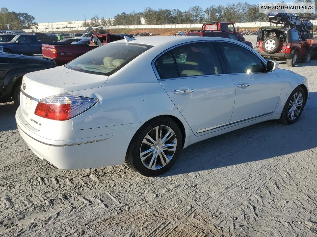 2010 Hyundai Genesis 4.6L VIN: KMHGC4DF0AU109673 Lot: 75945964