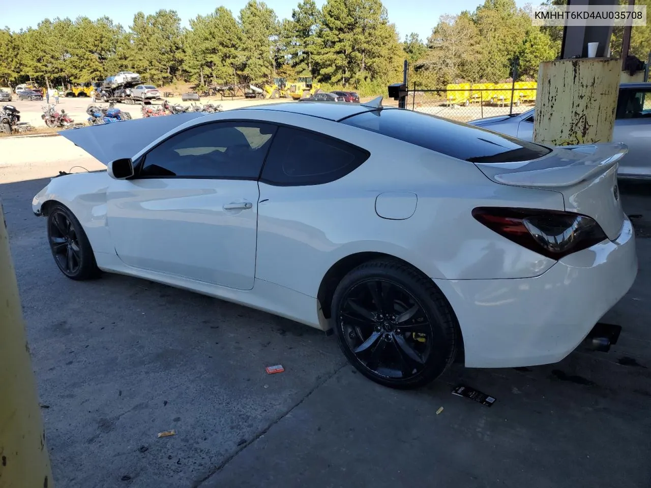 KMHHT6KD4AU035708 2010 Hyundai Genesis Coupe 2.0T