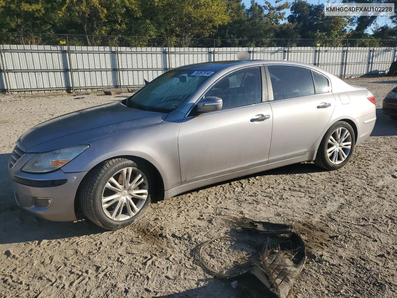 2010 Hyundai Genesis 4.6L VIN: KMHGC4DFXAU102228 Lot: 76397514