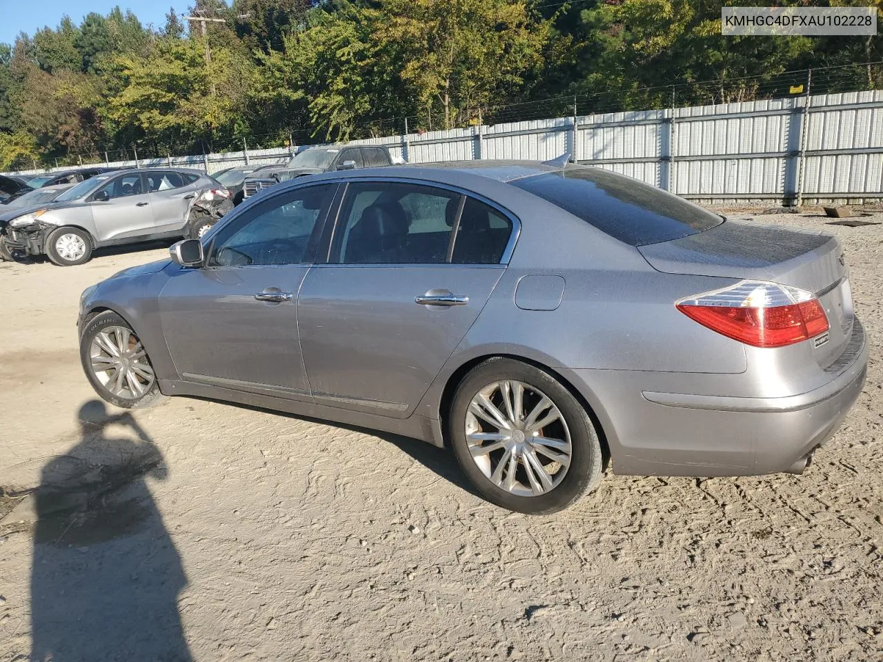 2010 Hyundai Genesis 4.6L VIN: KMHGC4DFXAU102228 Lot: 76397514